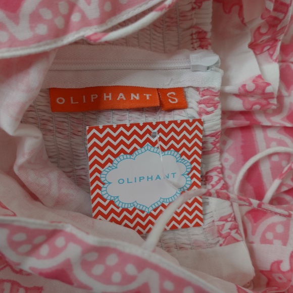 oliphant dress NWT tie strap midi jaipur pink size XS and Size Small available - Picture 7 of 11